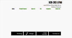 Desktop Screenshot of creativeprintingsedona.com